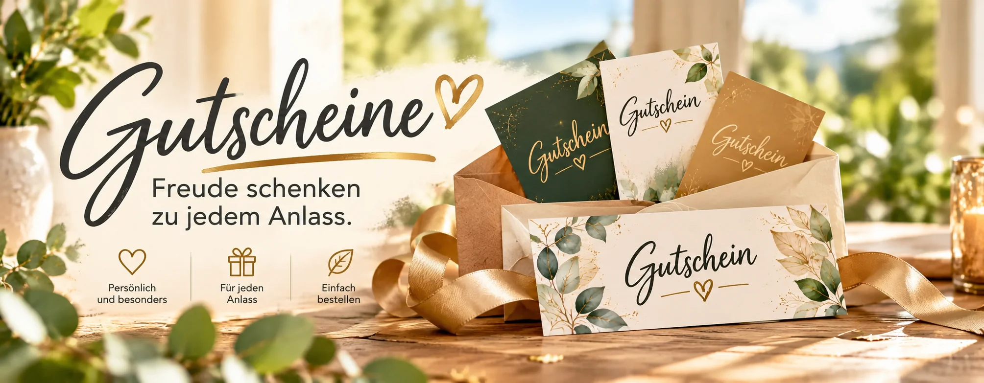 Hypnose-Gutscheine verschenken: Gutschein-Karten in verschiedenen Designs, Freude schenken zu jedem Anlass – Hypnosestudio Augsburg (zum Gutschein-Kauf, neuer Tab)