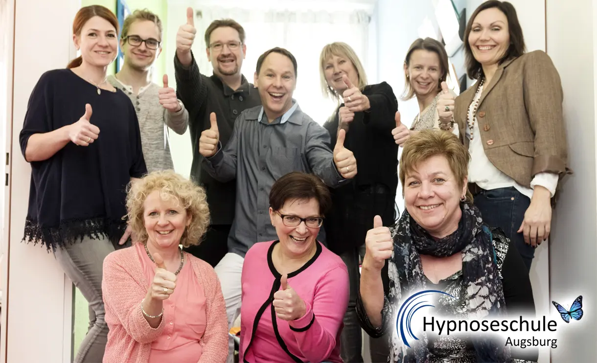 Teilnehmergruppe der Hypnoseschule Augsburg